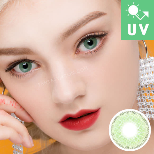 Green Contacts Innovision Super Amor | UV Blocking Khaki Green Contact lens