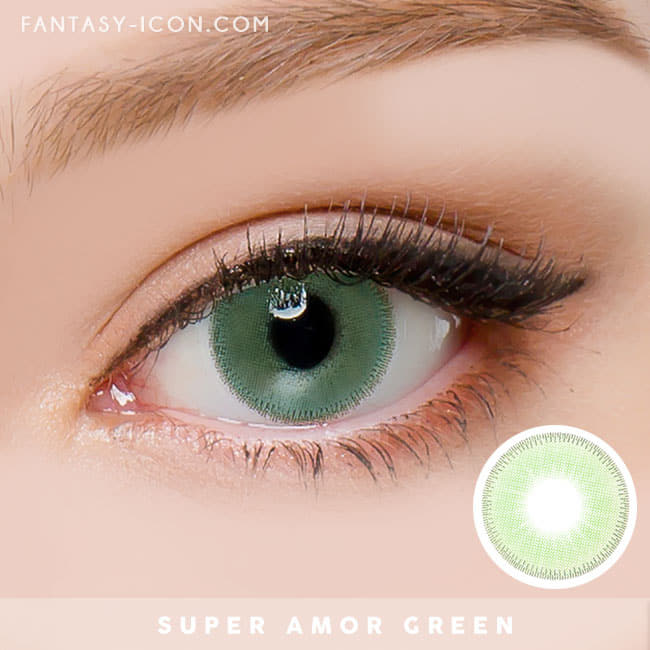 Green contact lenses Super Amor | UV Blocking Natural color lens
