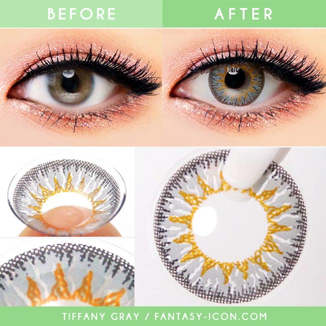  Colored contacts for Hyperopia Tiffany Grey 2