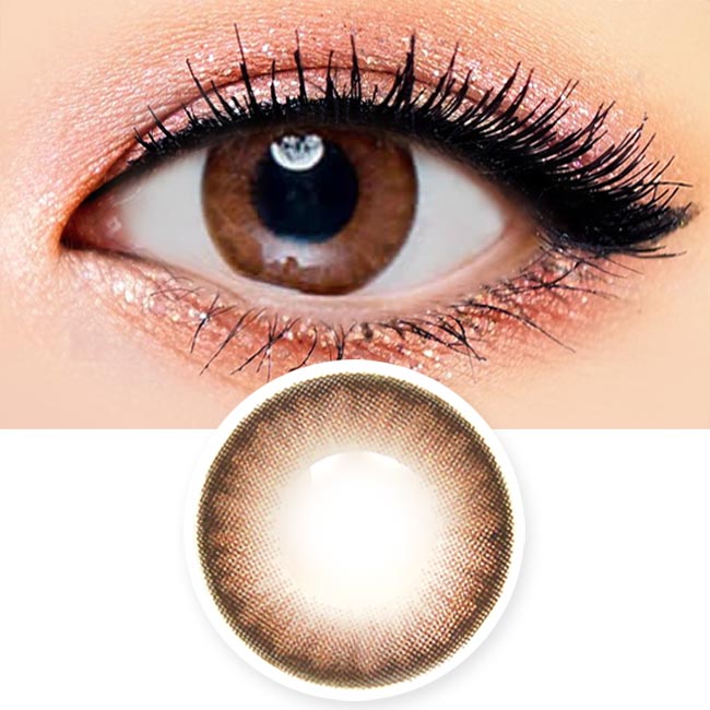 Toric Lens Milky Chocoview Brown Colored Contacts For Astigmatism