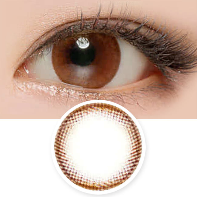 Toric Lens Natural Chocolate Brown Colored Contacts For Astigmatism