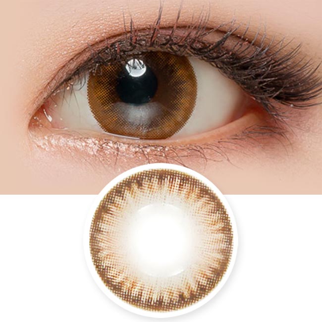 Toric Colored Contacts for Astigmatism - beaute Shine Brown