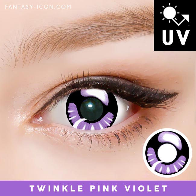 Twinkle Pink Violet Halloween Contacts