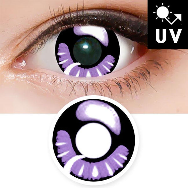 Innovision Twinkle Pink Violet Halloween Contacts Anime Cosplay Manga UV Blocking