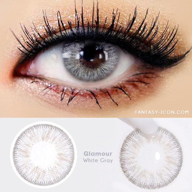 Innovision Honey Glamour White Grey Contacts
