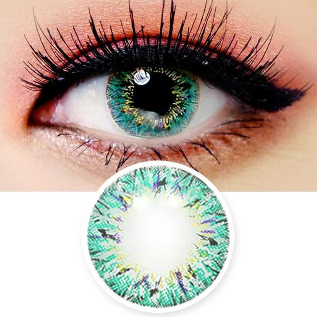 Colored Contacts Villea Blush Blue - Circle Lenses