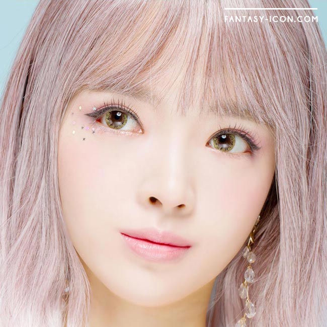 Colored Contacts Villea Blush Brown - Circle Lenses 2