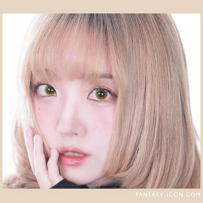 Colored Contacts Villea Blush Brown - Circle Lenses 4