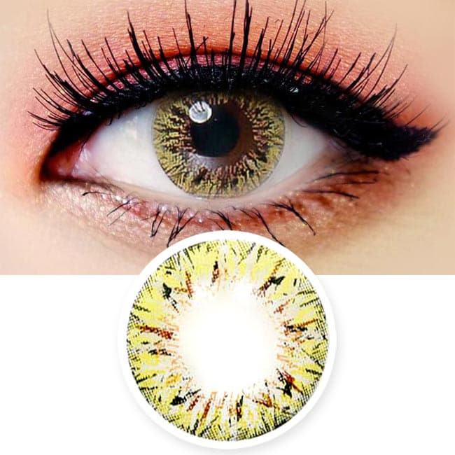 Colored Contacts Villea Blush Brown - Circle Lenses