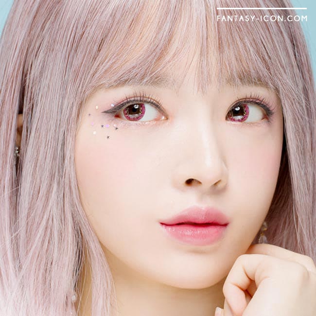 Villea Blush Pink Contacts Halloween Lens Circle Lens fantasyicon