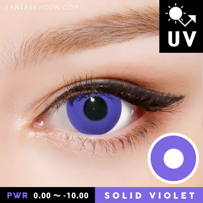 Purple Contacts Cosplay Solid Violet Lenses
