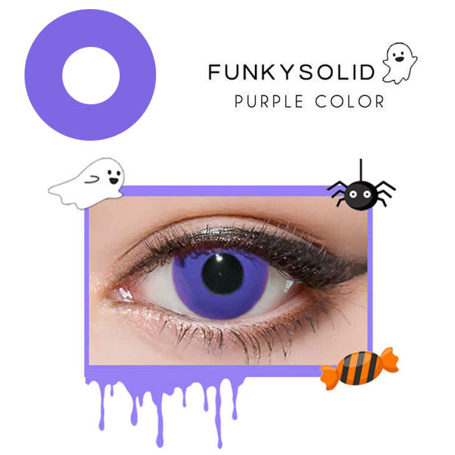 Halloween Purple Contacts