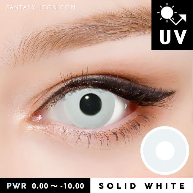 Halloween White Contacts