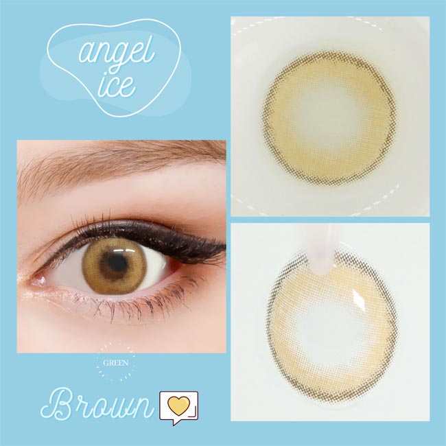 ice Natural brown Colored Contacts