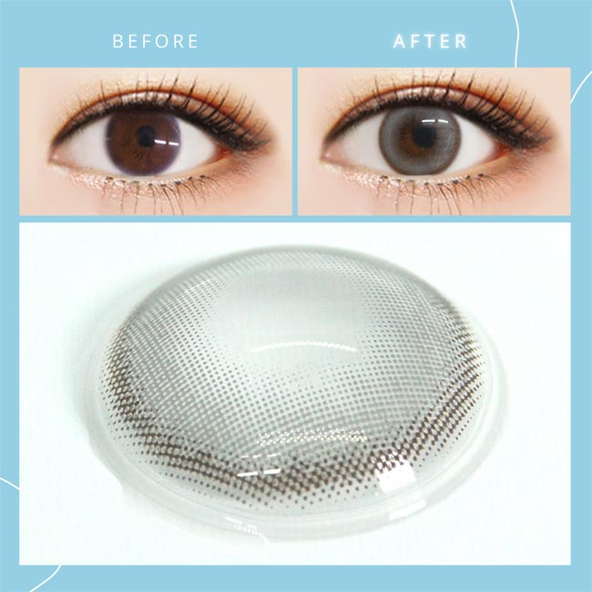 gray contacts Natural Lenses