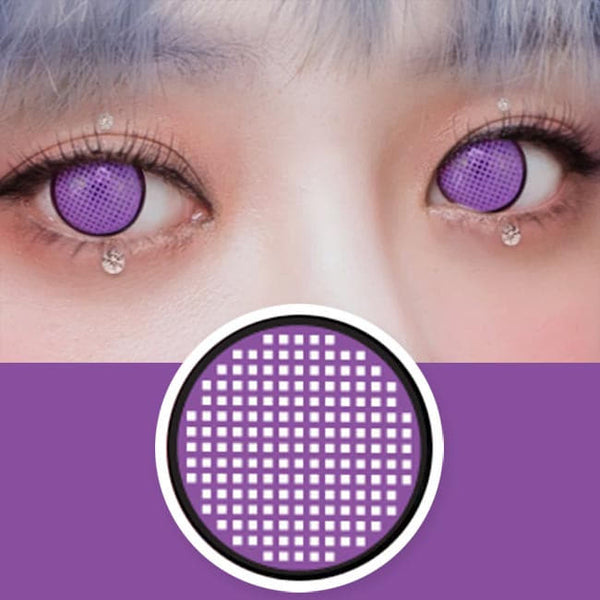 Colourfuleye Rose Mesh Pink Cosplay Colored Eye Contacts