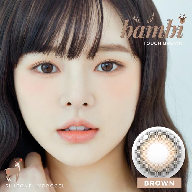 bambi touch GnG brown contacts -2 Lenses