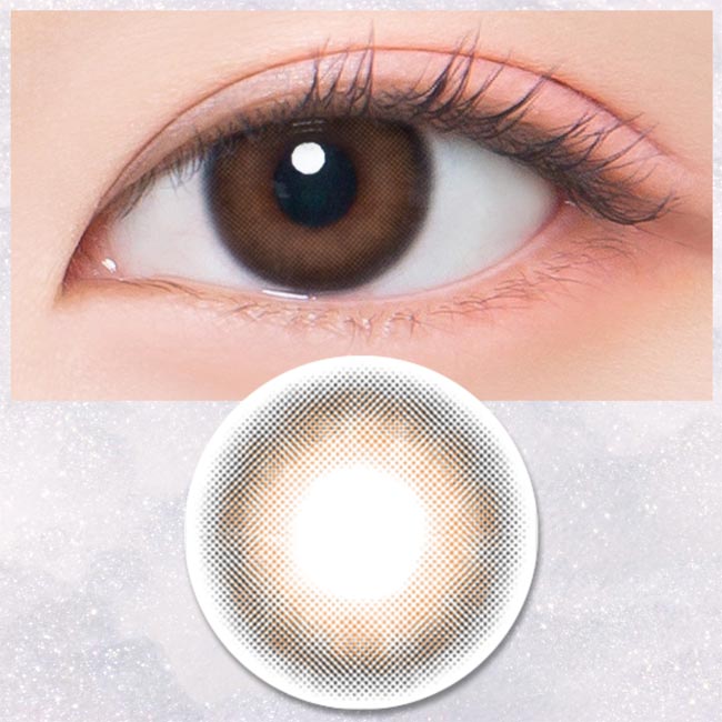 Silicone hydrogel bambi touch GnG brown contacts - monthly