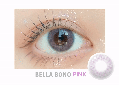 Silicone hydrogel bella bono GnG pink contacts