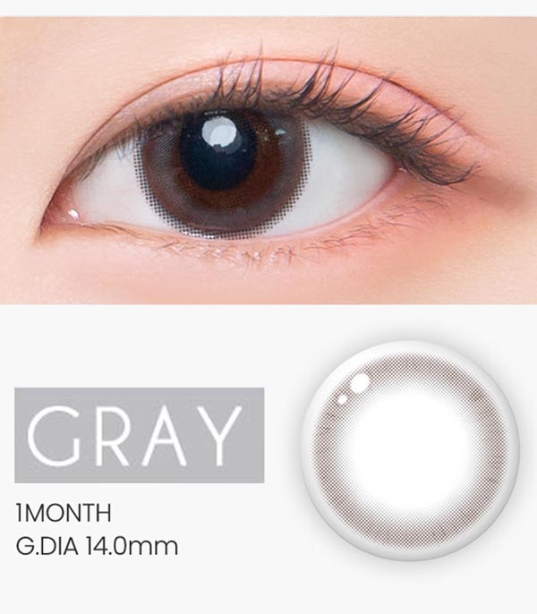 Circle gray contacts gng Lens