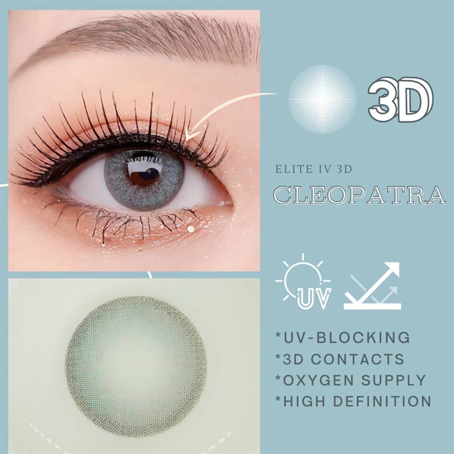 Innovision Cleopatra 3D gray contacts
