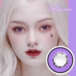  Cosplay UV Halloween Violet Contacts