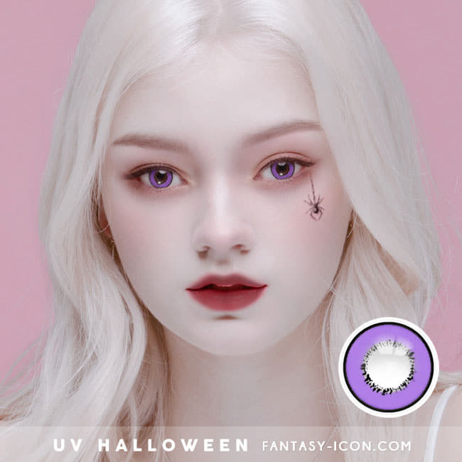 Cosplay UV Halloween Violet Contacts | Purple Lenses