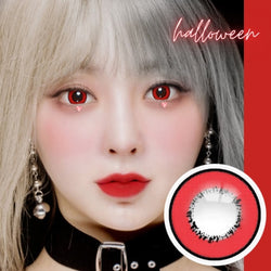 Cosplay UV Halloween Red Contacts
