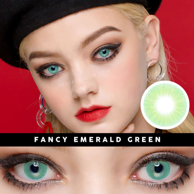 Fancy Emerald Green Contacts | Natural Lenses – fantasy-icon