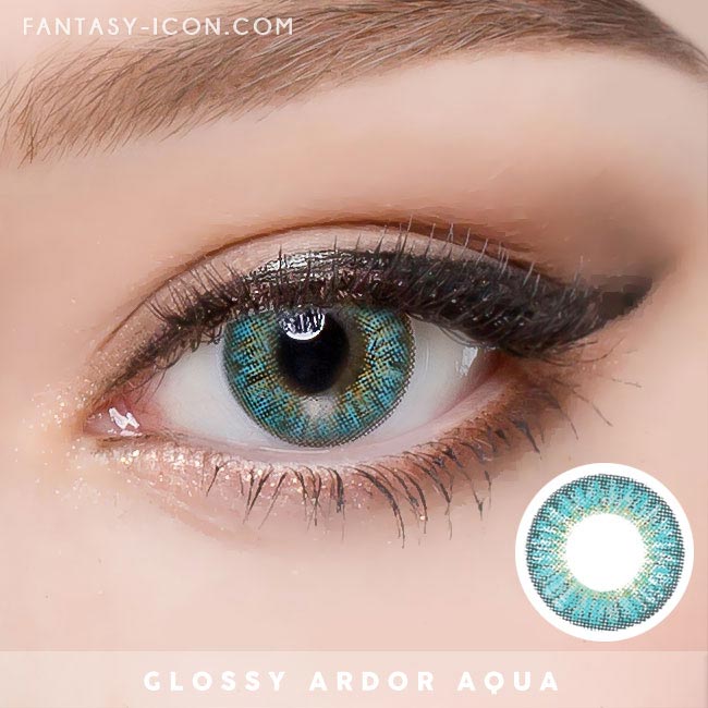 Glossy ardor Aqua contacts UV Blocking