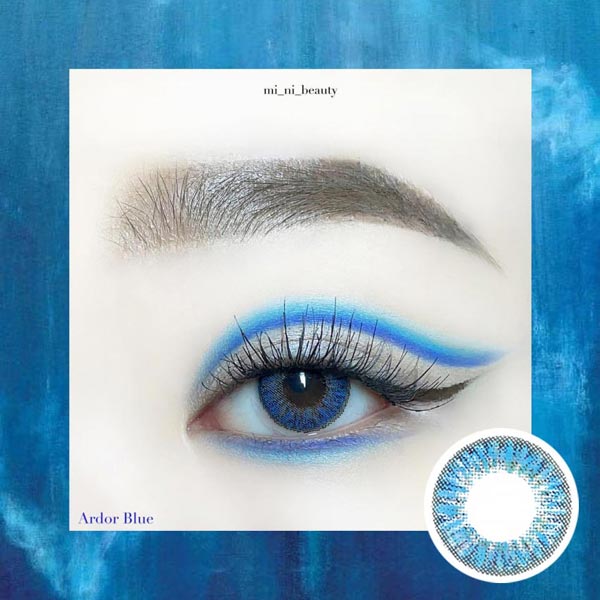 Innovision Glossy ardor Blue contacts