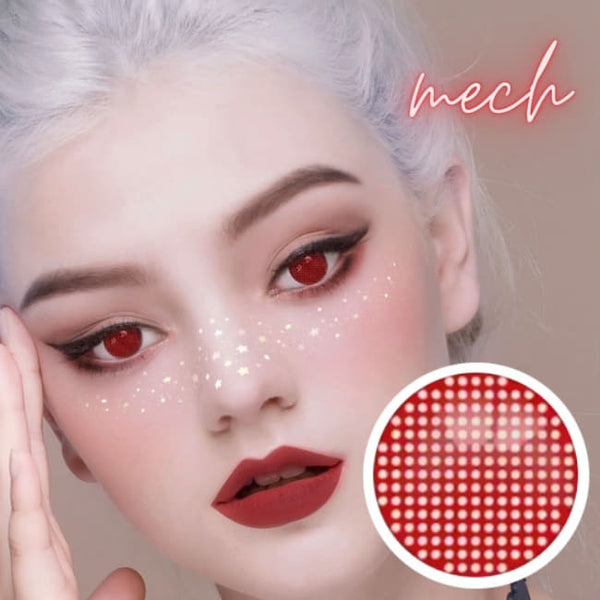 Halloween Mesh Cosplay Red Contacts | Anime Lenses