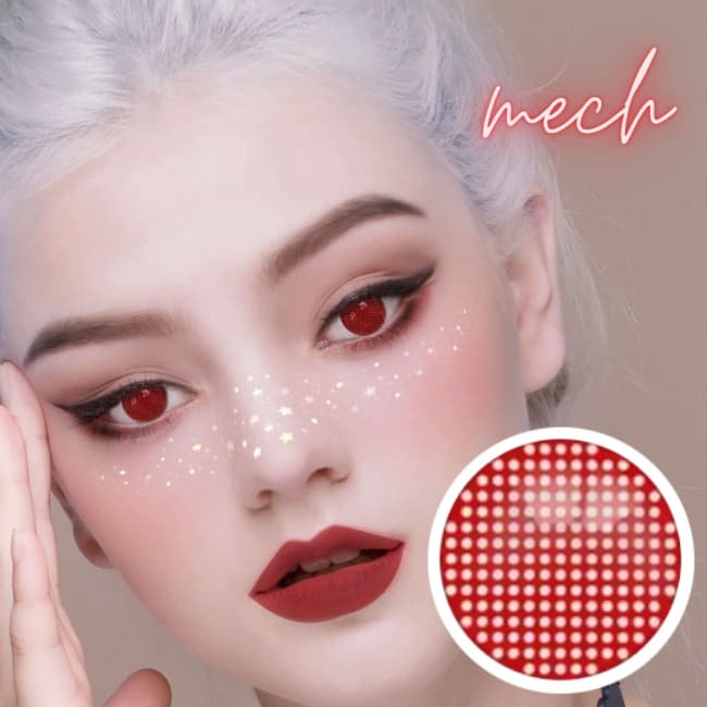 Halloween Mesh Cosplay Red Contacts Lenses – fantasy-icon