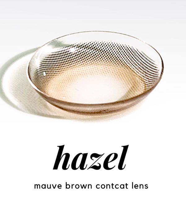 Ann365 Hazel mauve brown contacts
