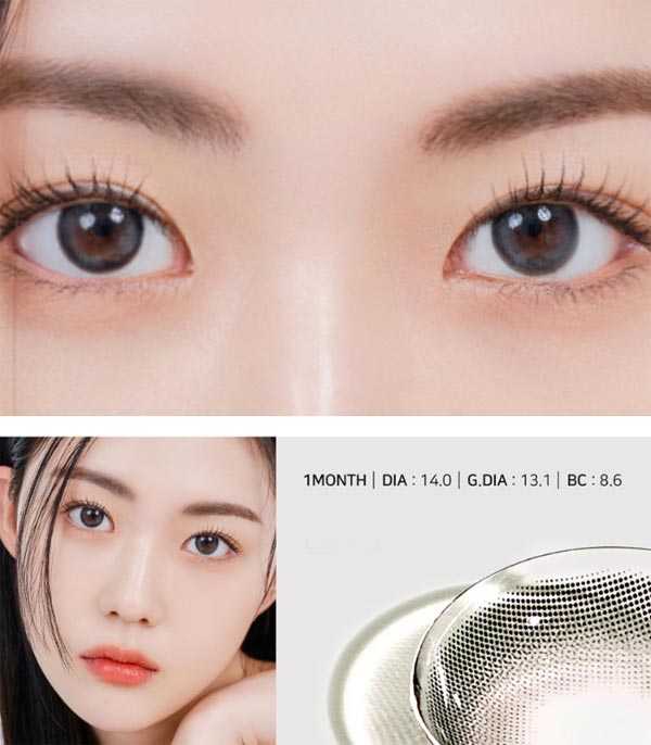 Hazel mauve gray contacts Natural Lens | fantasy-icon.com