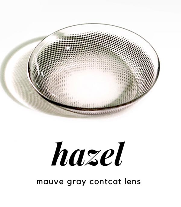 ann365 Hazel mauve gray contacts
