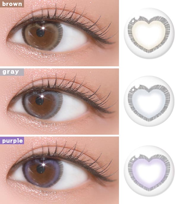 Heart contacts Silicone hydrogel Lens