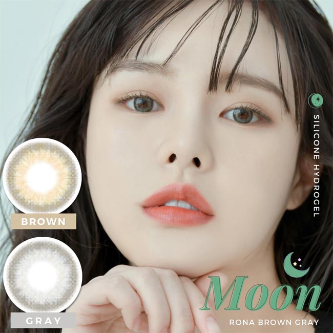 moon rona GNG brown, gray contacts - 10 Lenses