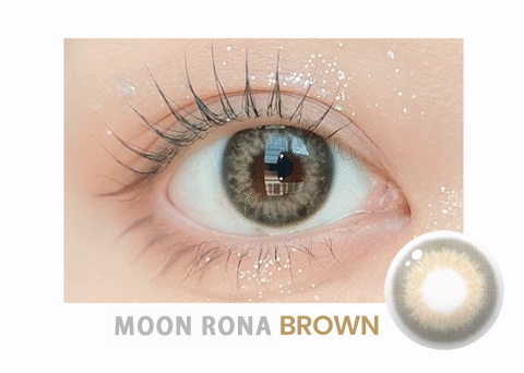 1 DAY Silicone hydrogel moon rona GNG brown contacts
