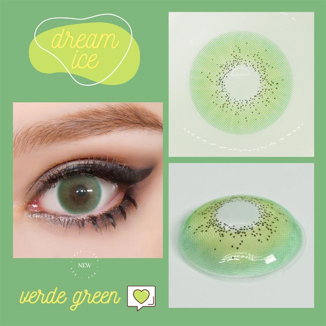 green contacts Natural Lenses