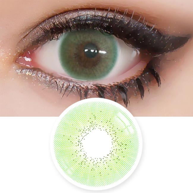 Muse verde green contacts | Natural Halloween Lenses