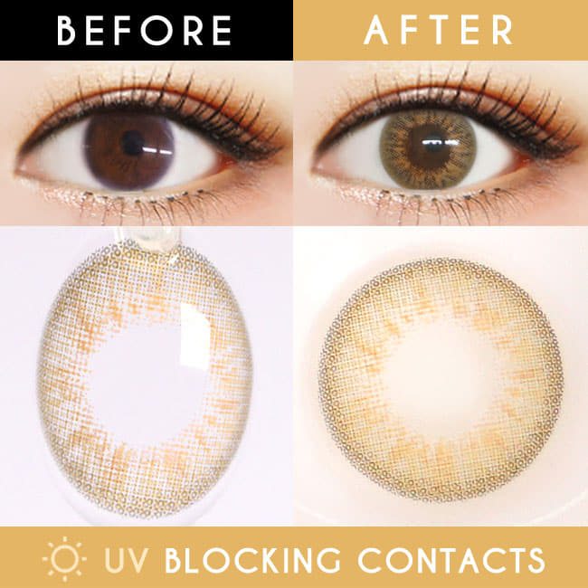 Innovision Natural opulence brown contacts | UV Blocking