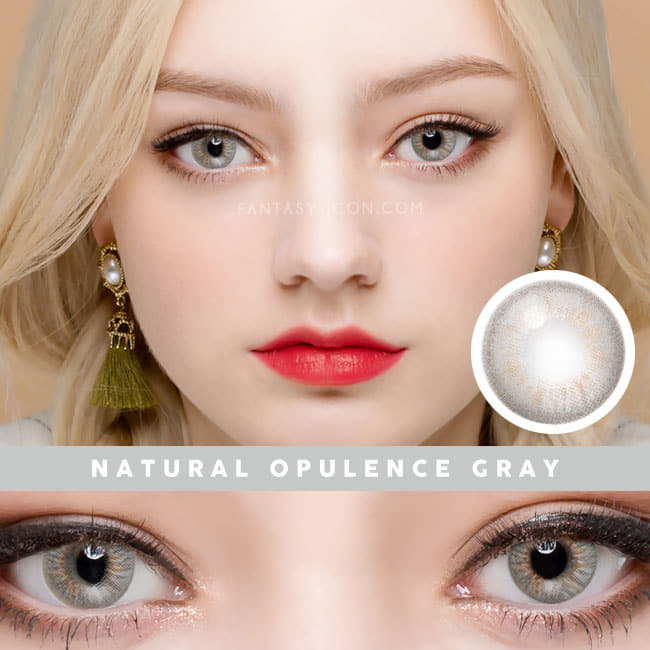 Natural opulence Grey contact lenses | UV Blocking color lens