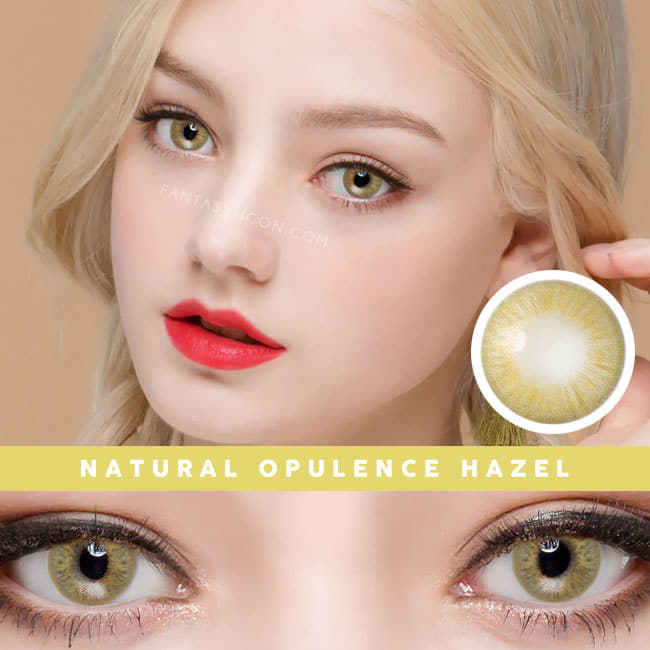Natural opulence hazel contact lenses | UV Blocking 