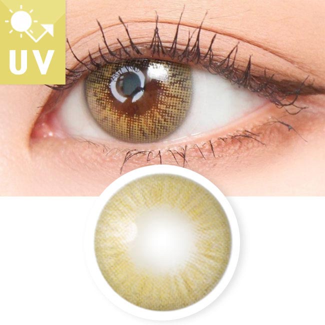 Natural Opulence hazel Contacts UV Blocking Yellow Brown lens