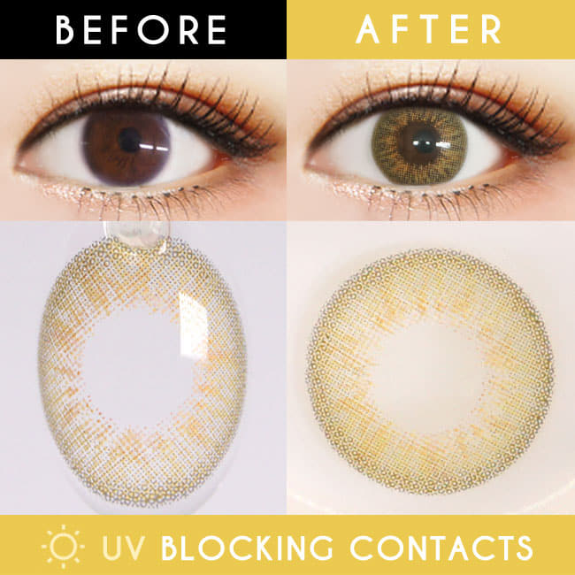 lnno Color Natural opulence Opulence honey Contacts | UV Blocking Brown color lens