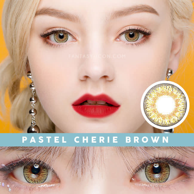 Halloween Natural Colored Contacts Pastel Cherie Brown