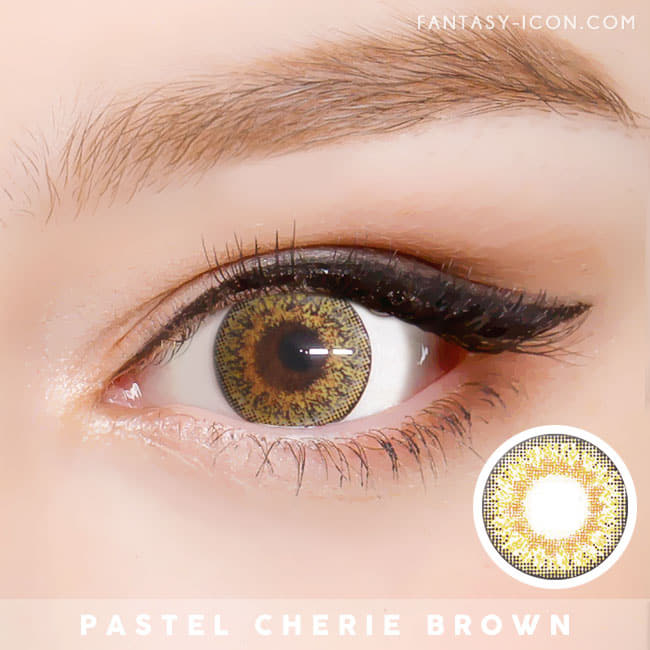 Pastel Cherie Brown contacts Enlarging