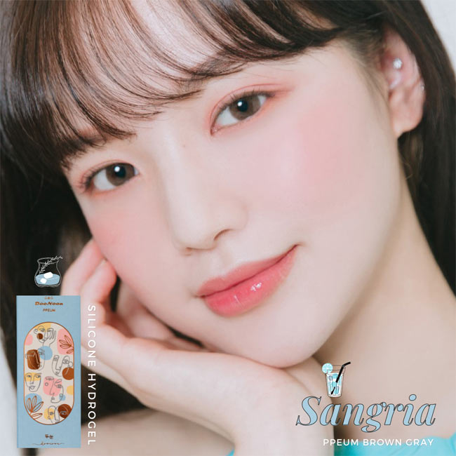 1 DAY Silicone hydrogel lens sangria PPEUM GNG colored contacts
