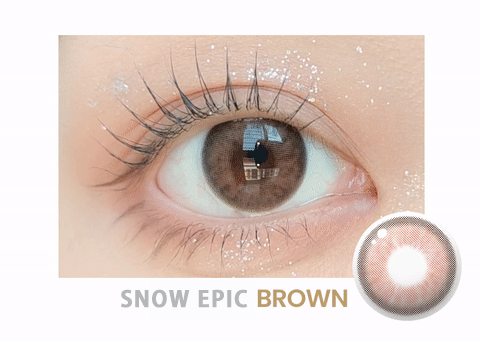 1 DAY Silicone hydrogel snow epic GNG brown contacts